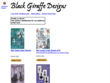 Tablet Screenshot of blackgiraffe.com
